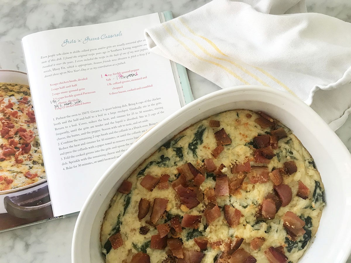 Mary Kay Andrews’ Grits ‘n’ Greens Casserole The Buzz Magazines